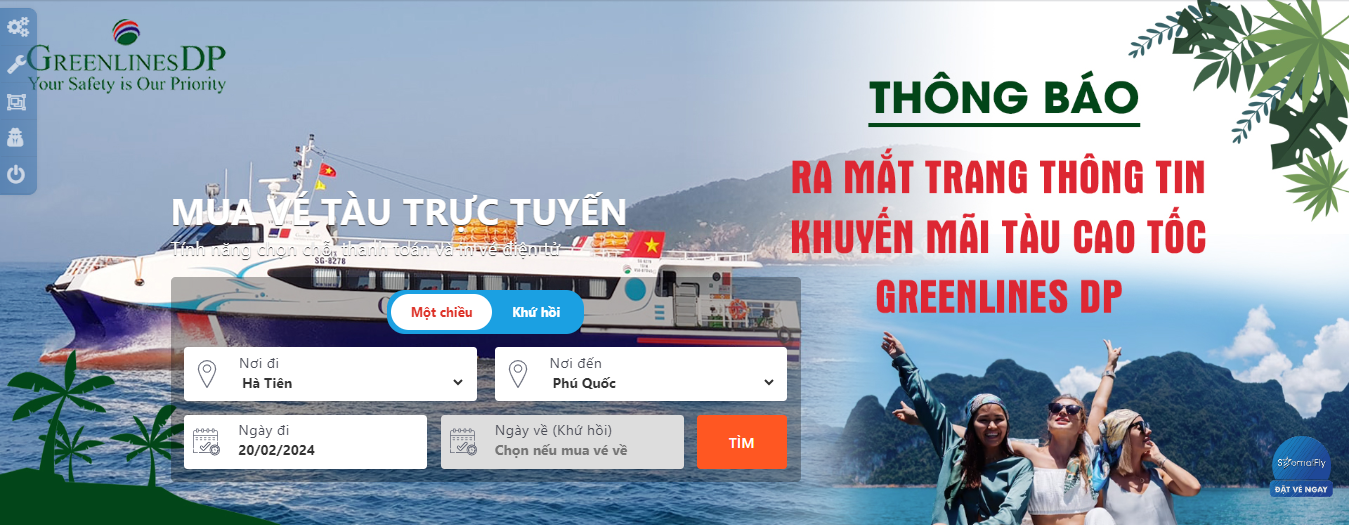 Chọn chuyến tàu Hà Tiên - Phú Quốc