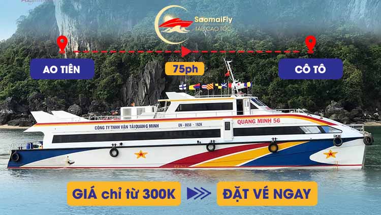 Vé Tàu Quang Minh Ao Tiên - Cô Tô