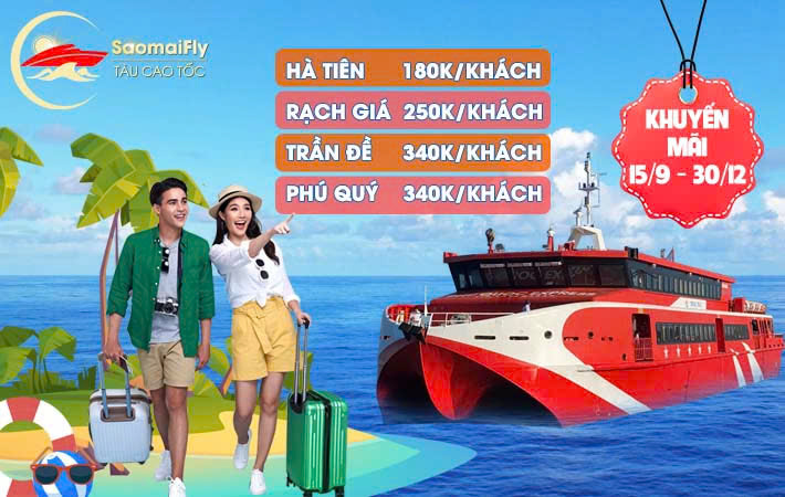Tàu Đỏ (Phú Quốc Express) Siêu Khuyến Mãi Từ 15/9 - 30/12/2025